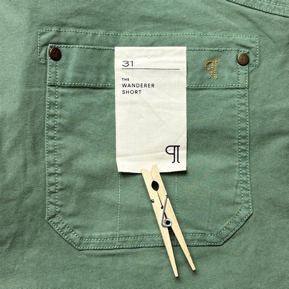 NWT Anthropologie Pilcro The Wanderer Shorts Size 31 Green Mid-Rise Pockets - Picture 12 of 13